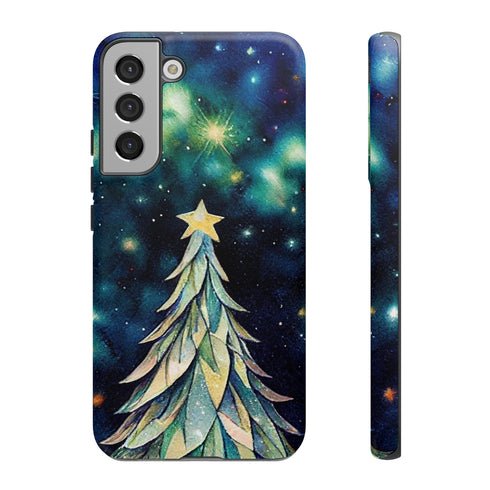 Christmas Tree On a Sky Full of Stars - Impact Resistant Phone Case Samsung Galaxy S22 Plus Matte